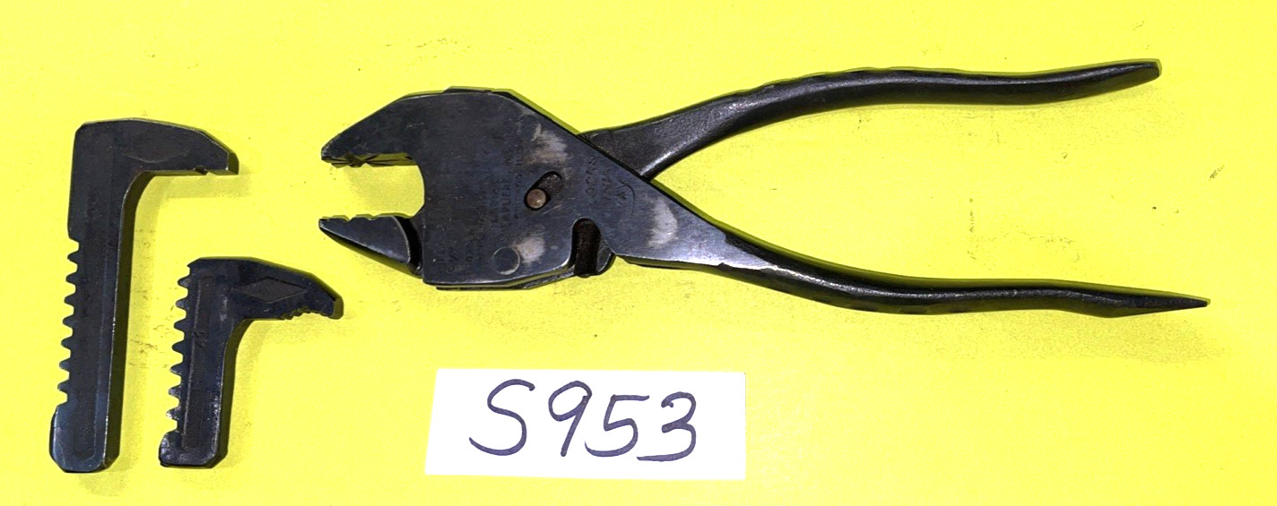 EIFEL TOOLS VINTAGE PLIERENCH & 2 EXTRA HEADS