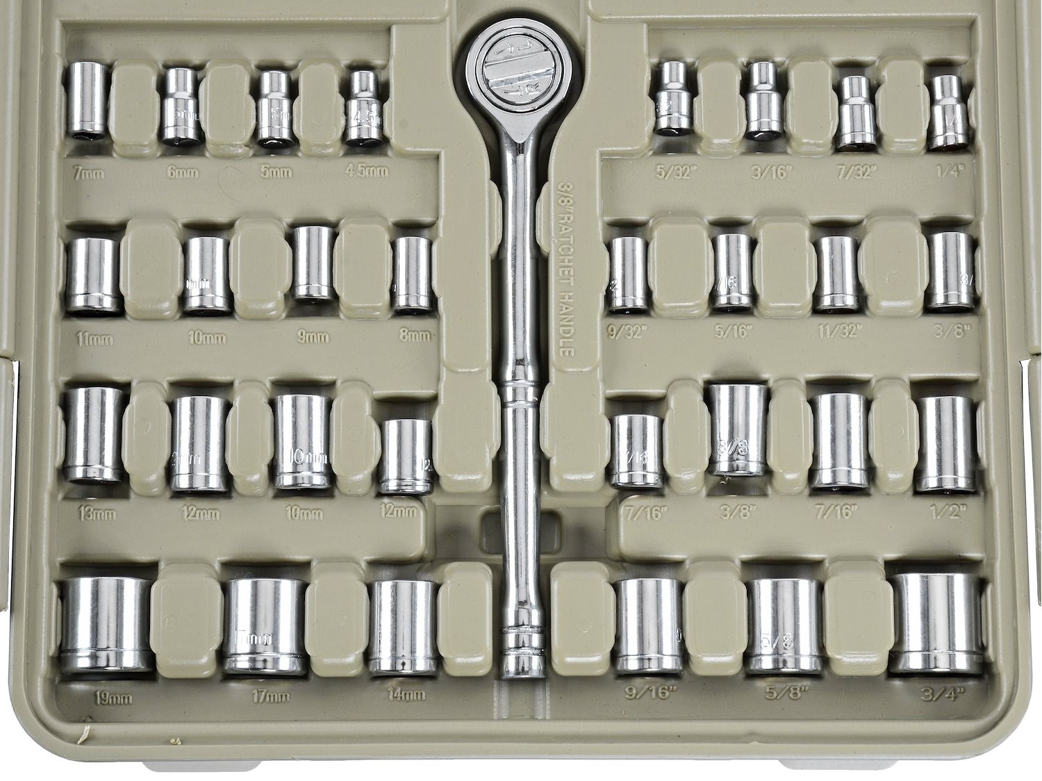 JEGS 80427 123-Piece Tool Set with Carry Case