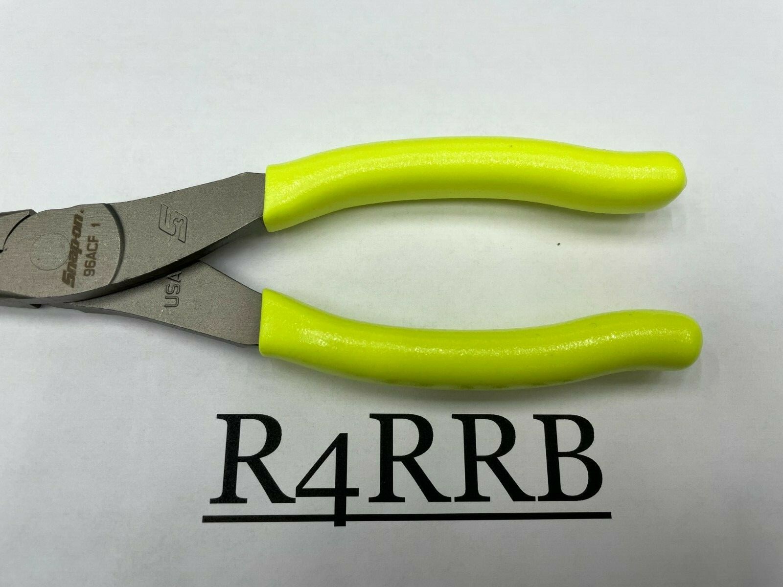 Snap-On Tools USA NEW HIVIZ Soft Grip 8″ Talon Grip Needle Nose Pliers 96ACFHV