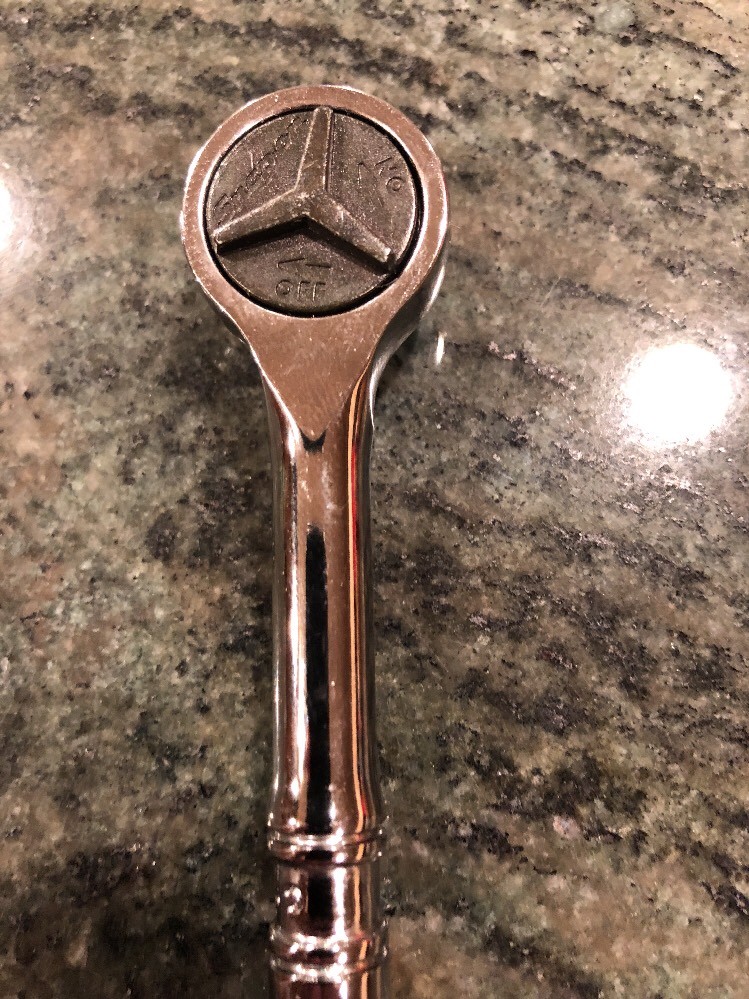 Snap-On tn72 1/4″ drive standard handle round head ratchet new