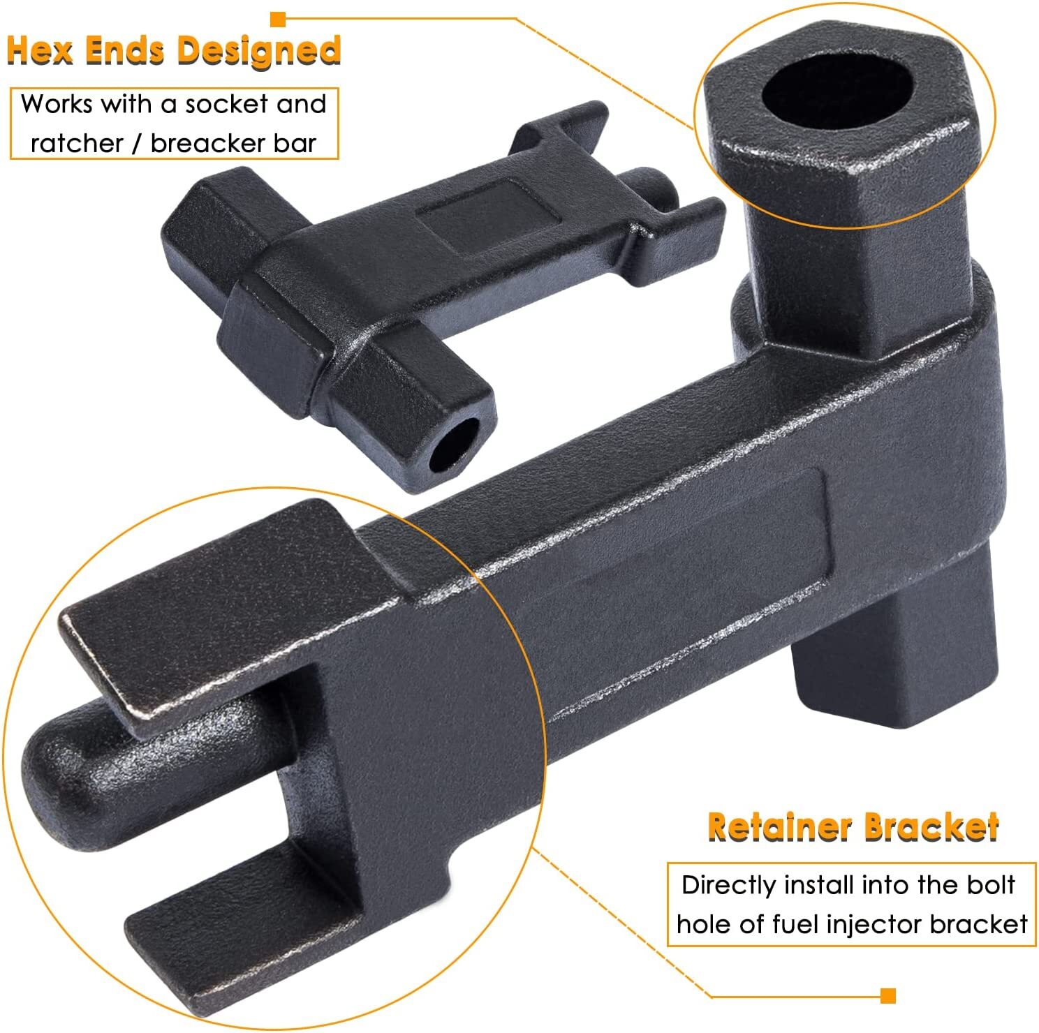 Injector Puller + Injector Tube Remover/Installer Kit for GM Duramax 6.6L Engine
