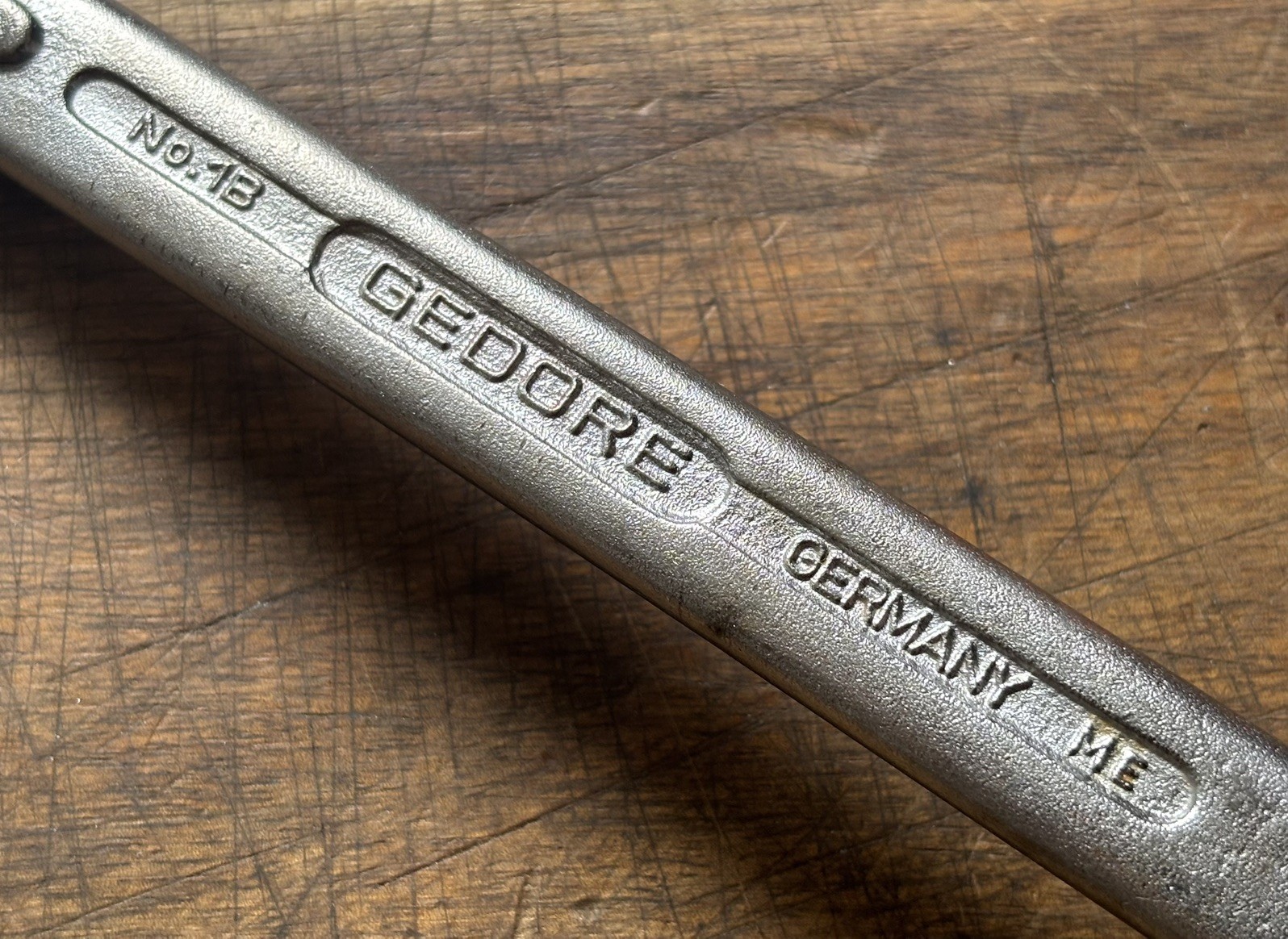 GEDORE No1B – 19mm metric – Cranked Combination Spanner . High Quality German