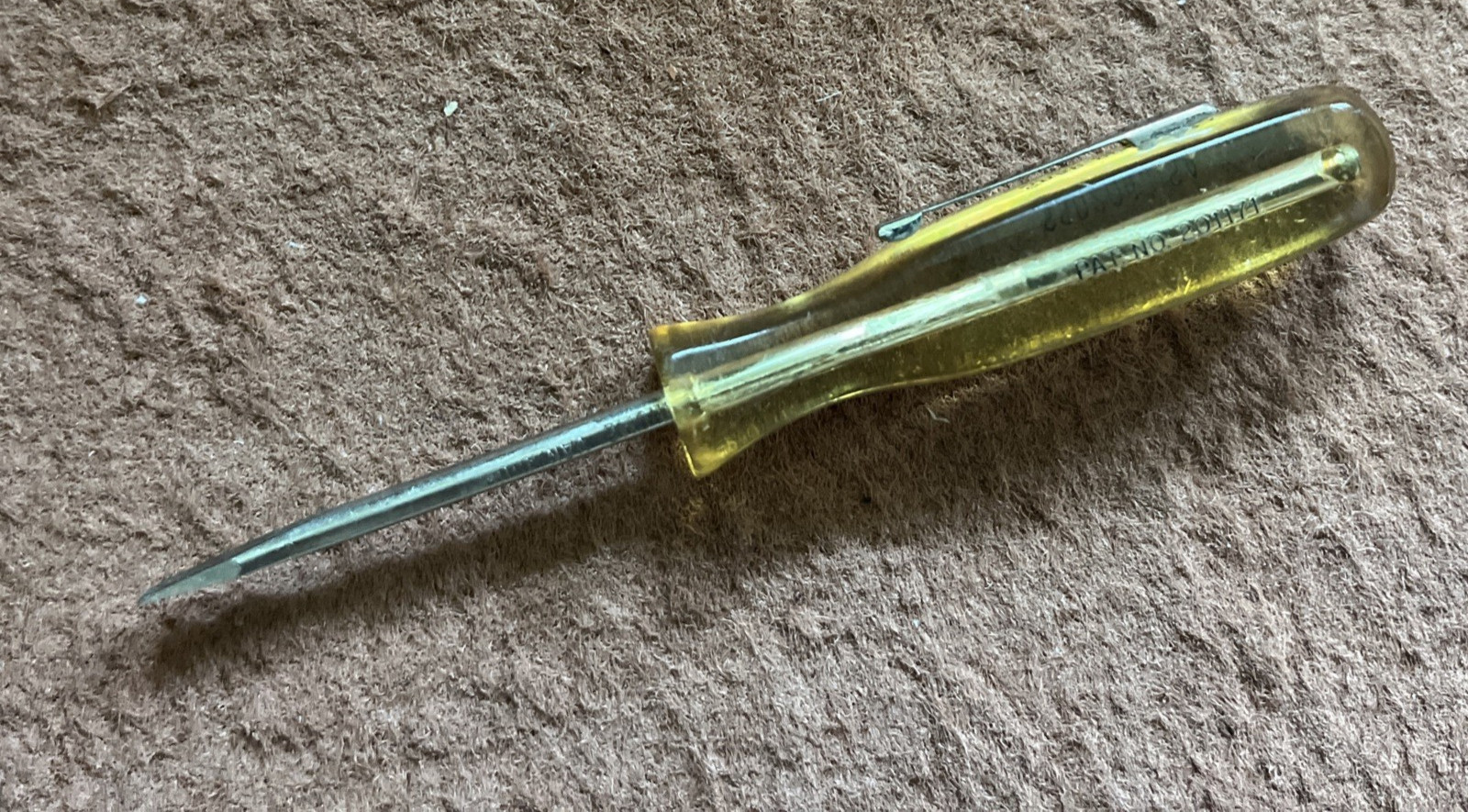 Vintage Snap On Pocket Screwdriver SSD204 Hard Handle USA Pocket Clip Very Nice