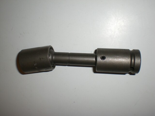 Vintage Dayton Apex 17mm Short Extension Swivel Socket 1/2″ Drive 6 Pt USA MADE
