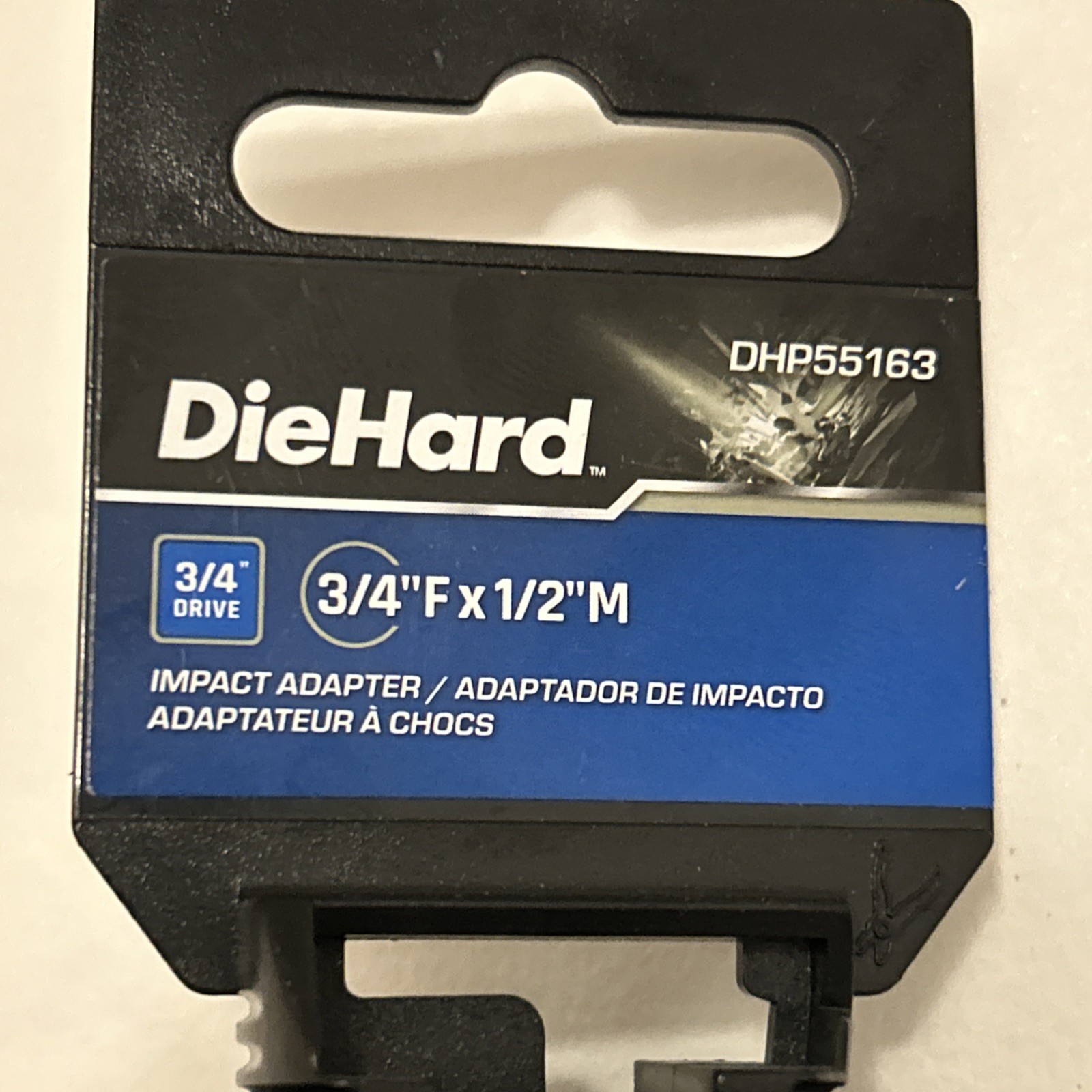 Diehard 3/4”F To 1/2”M Impact Socket Adapter