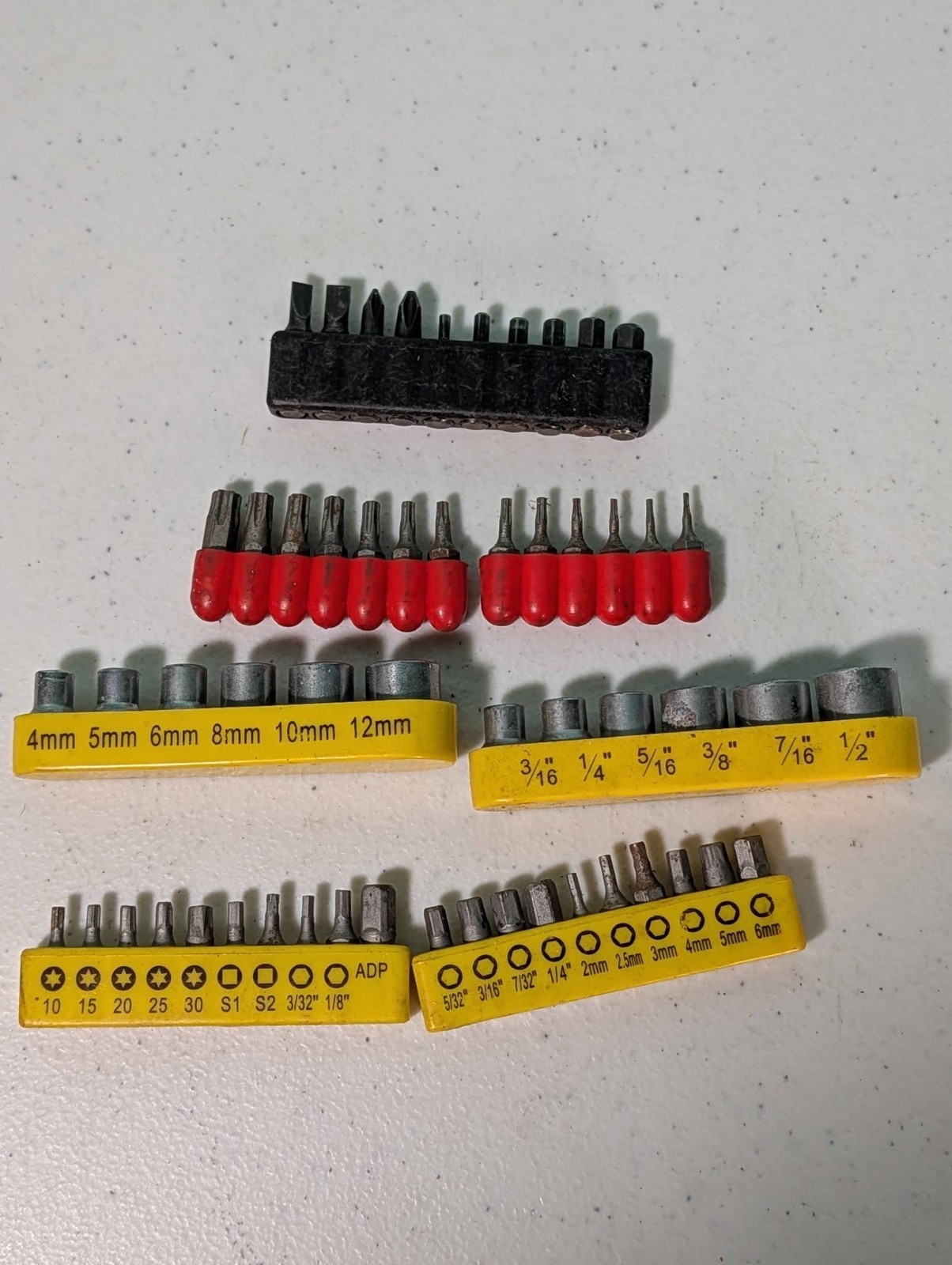 1/4″ Drive 6 Point Socket Set Metric & Standard & Other Misc Bits