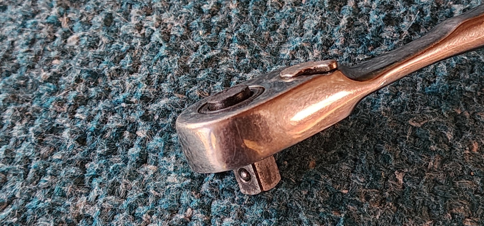 Vintage Craftsman USA, 1/4″ Drive Thin Profile Ratchet 84-Tooth -VV- 44994. Used