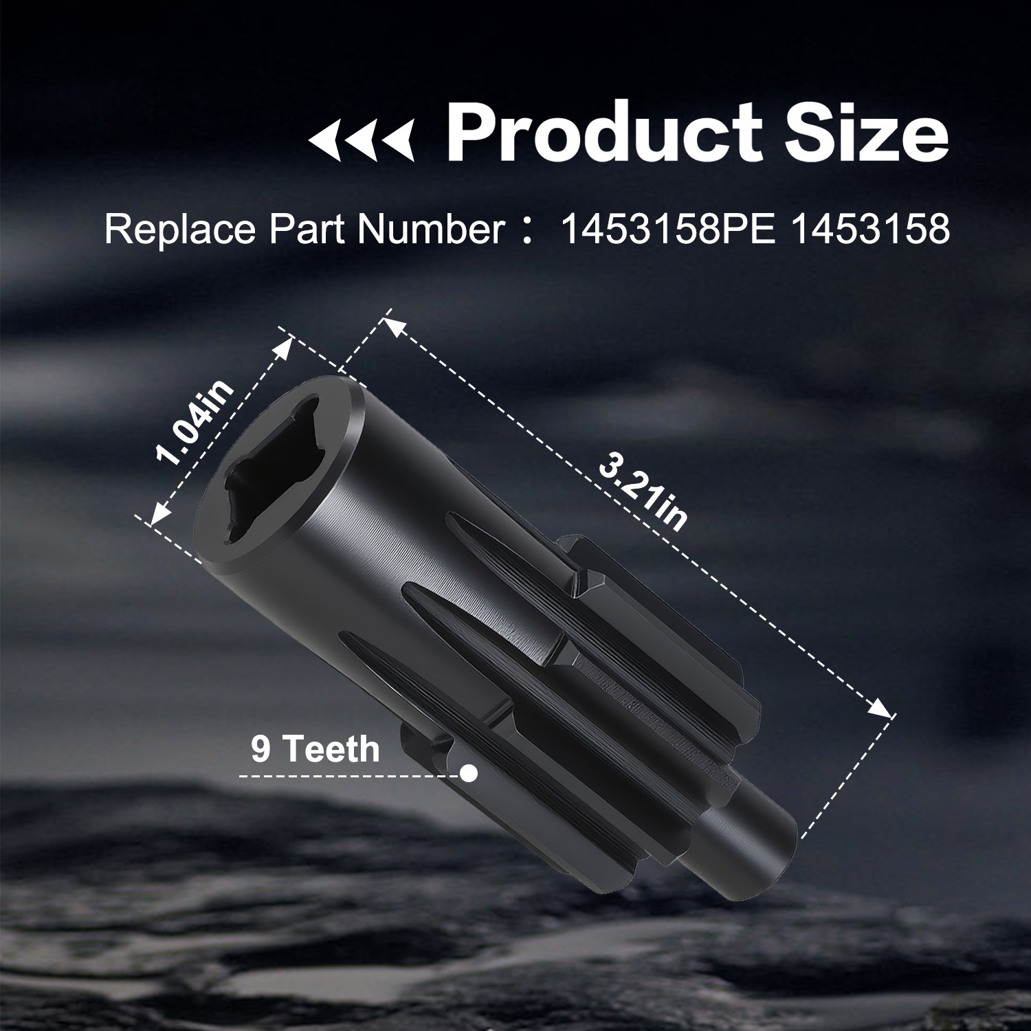 1Pc High Carbon Steel Engine Barring Tool for PACCAR MX-13 MX-11 Engine