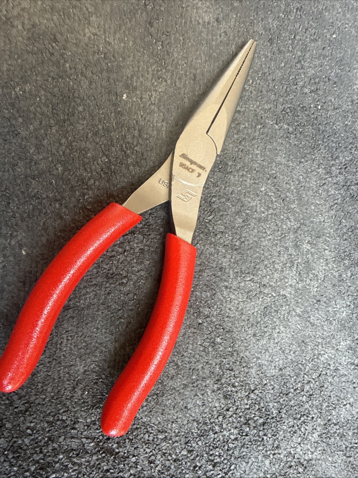 For Snap-On Tools USA NEW RED Soft Grip 6″ Talon Grip Needle Nose Pliers 95ACF