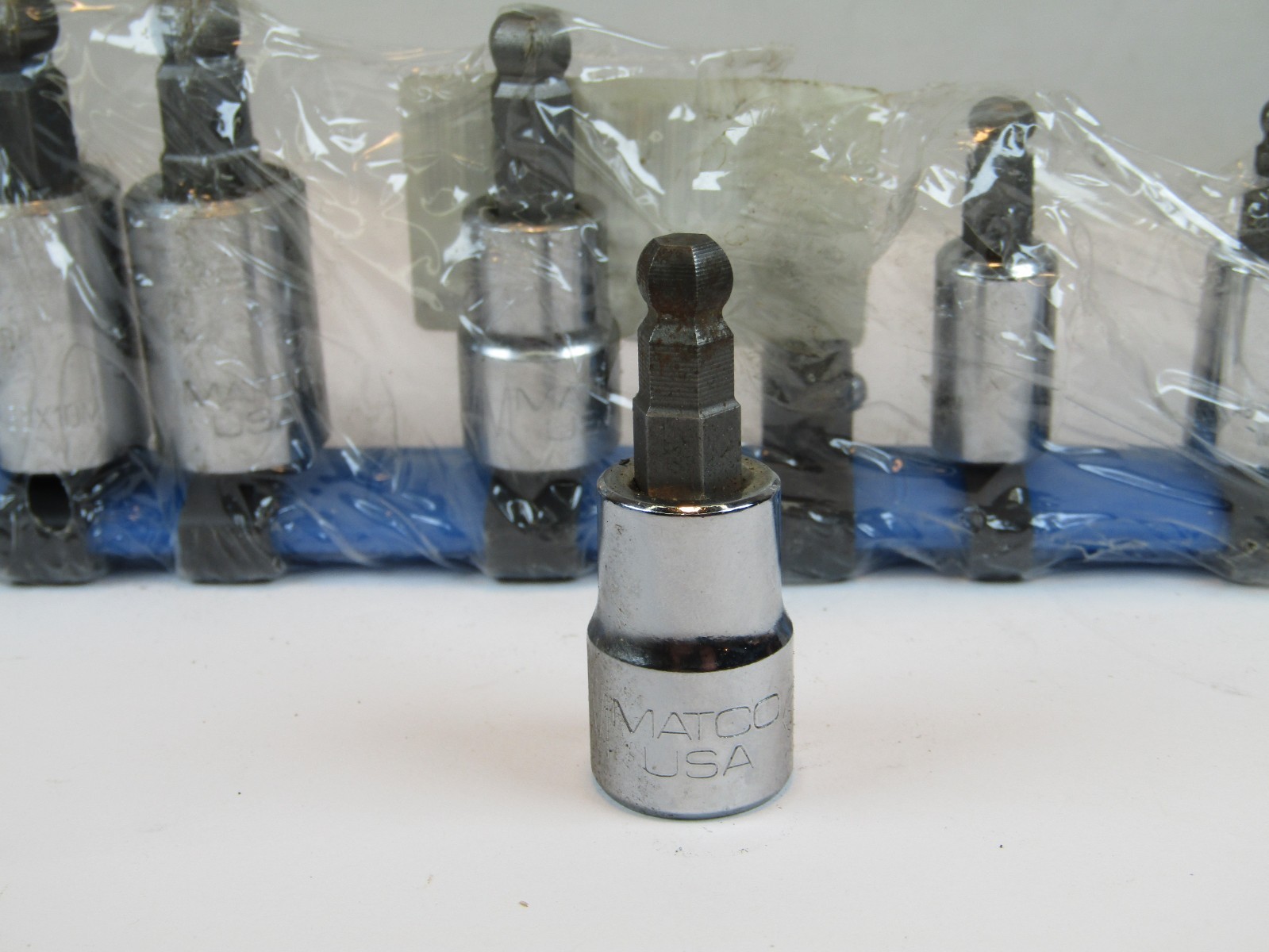 7pc Matco Ball Hex Driver Set – 3/8″ + 1/4″ drive Metric 4mm – 10mm