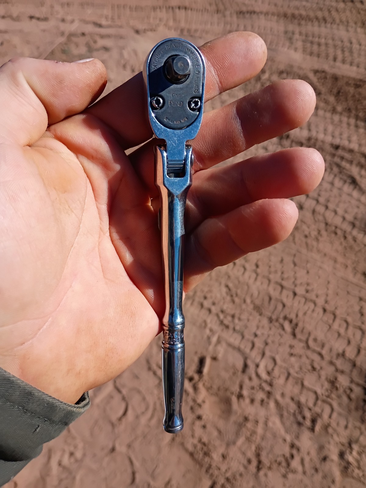 Snap-On TX72 1/4″ Ratchet + 1/4″ Breaker Bar + 8mm & 6mm Deep Sockets Included