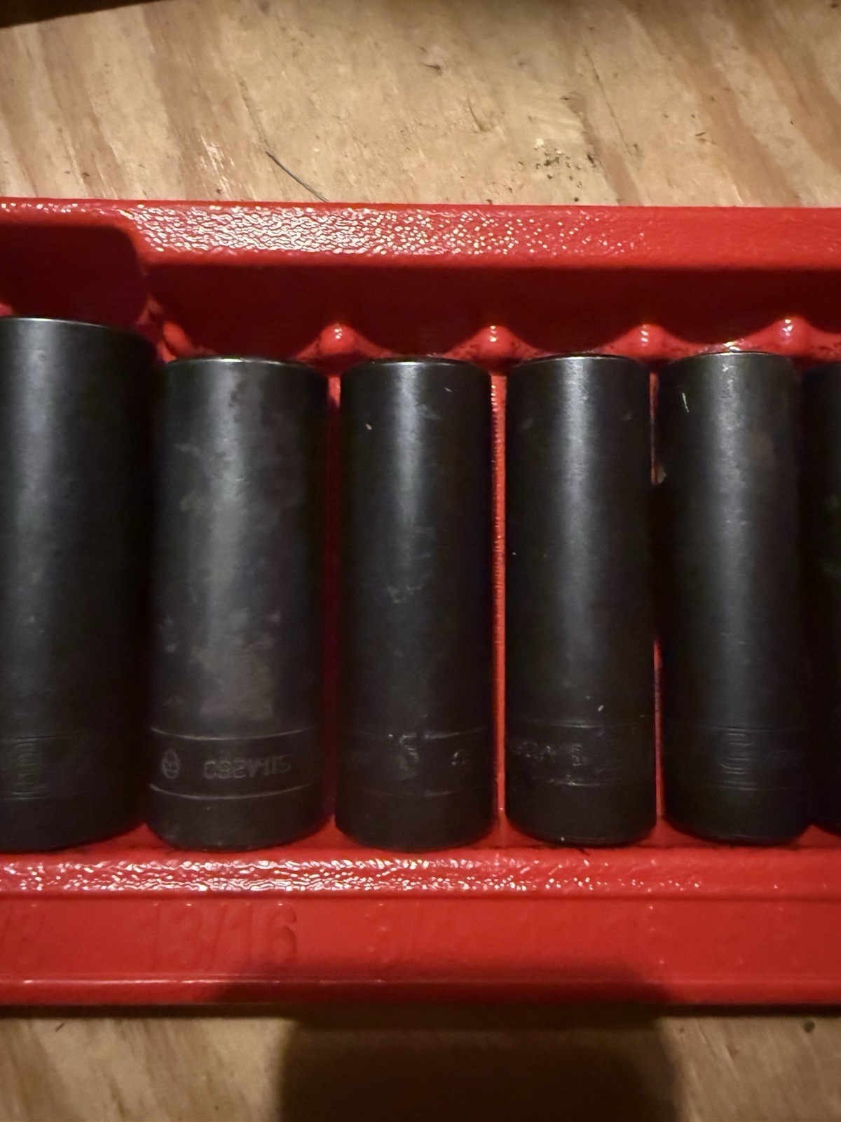 Snap-On Set, Socket, SAE Standard, Impact, Deep, 6-Point (9 pcs.) (1/2″ to 1″)