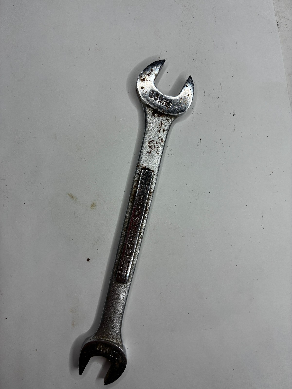 Craftsman 5 Piece Metric Open End Wrench Set 7mm-15mm Forged USA