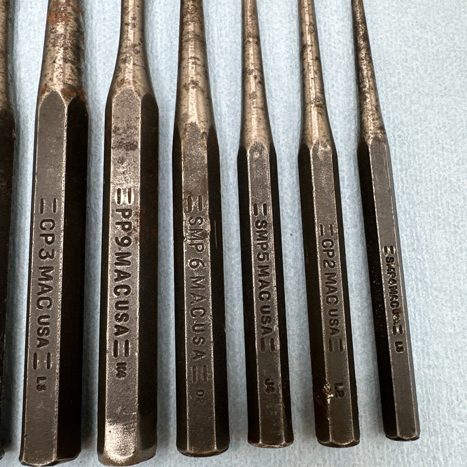 Mac Tools USA 11 Pc Punches Set