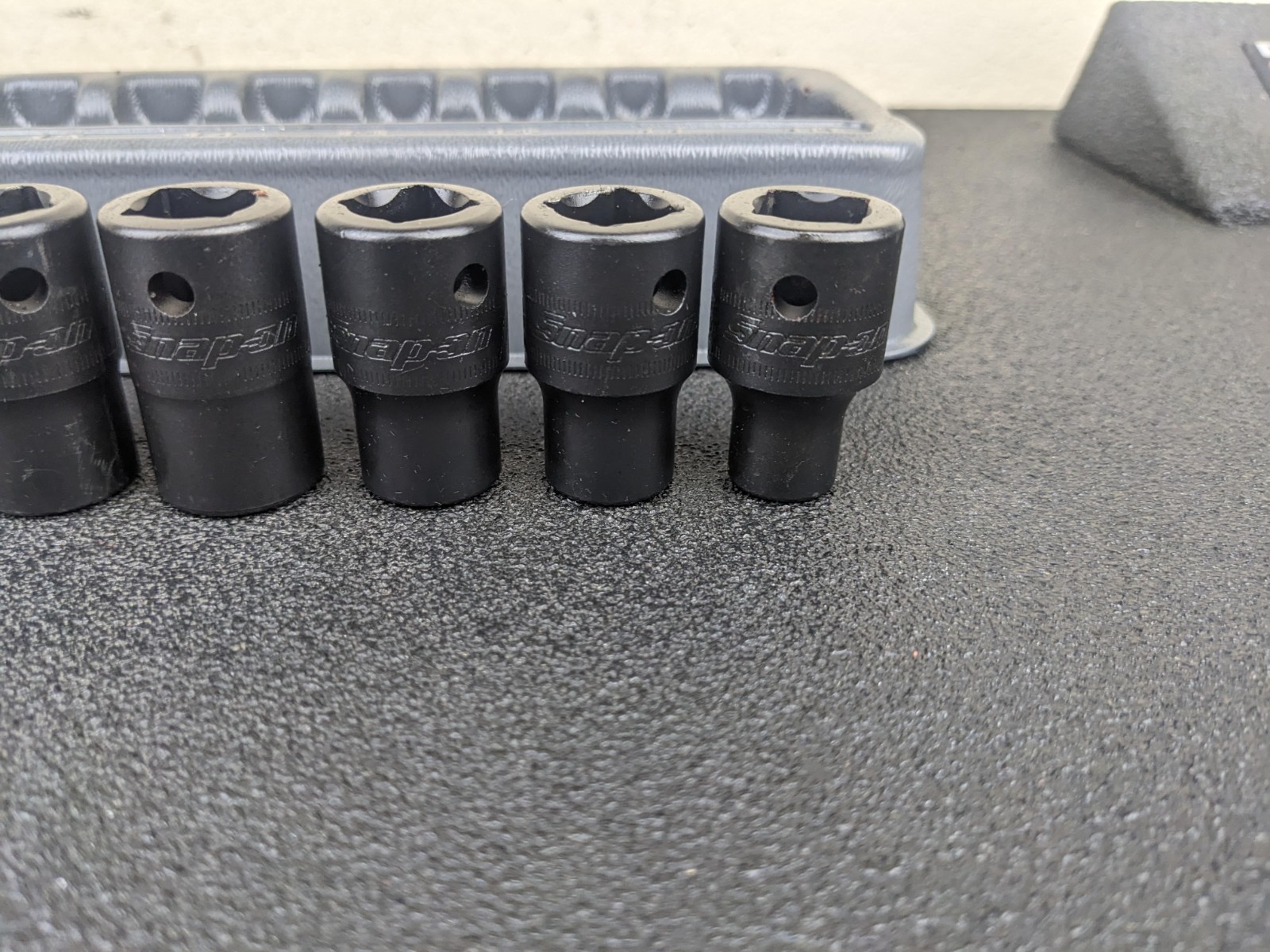 #bm248 Snap On Tools 315IMMYA 15pc 1/2″ Drive Metric Impact Socket Set 10-24mm