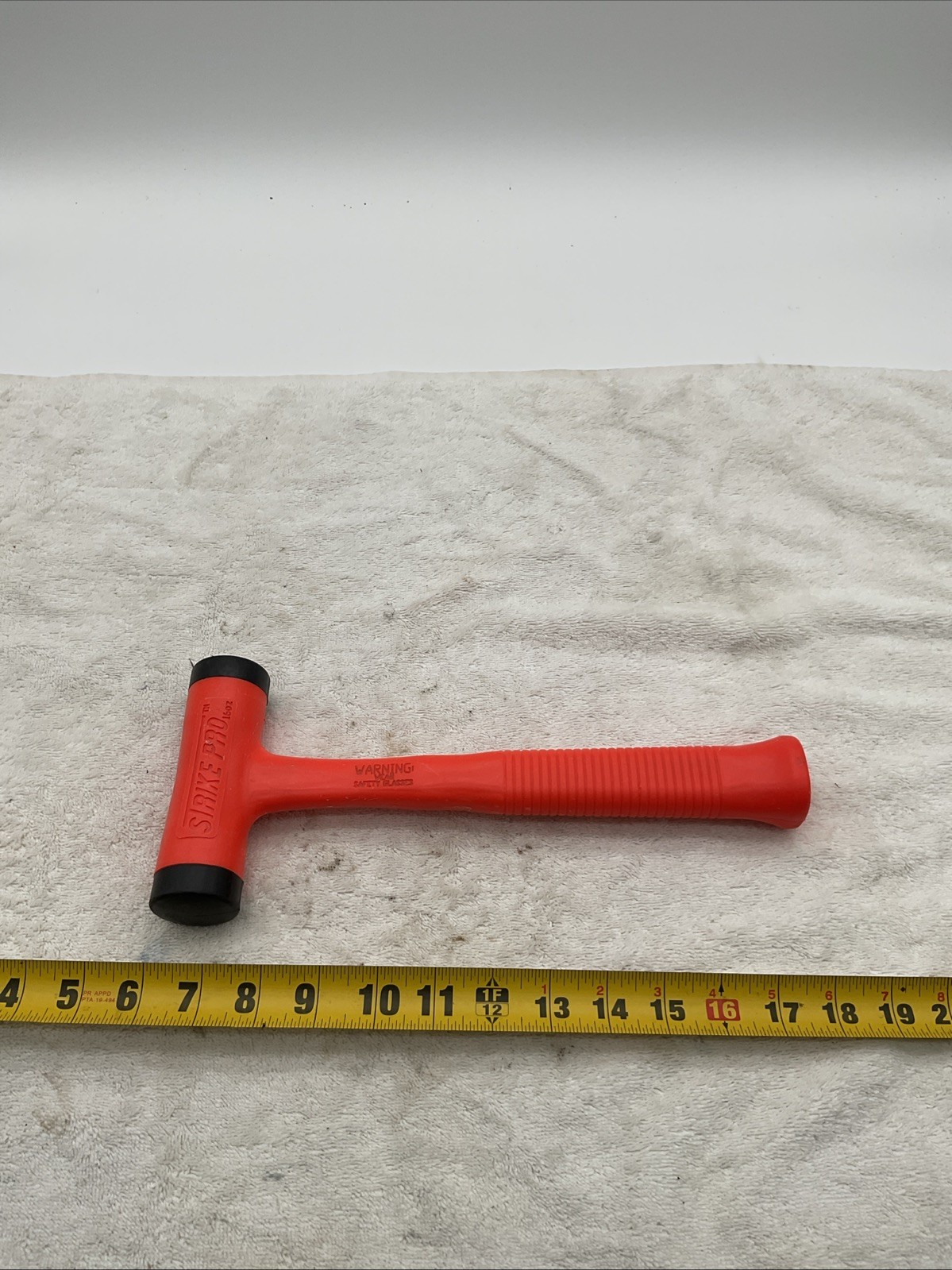 Vintage Strike Pro Nupla 16oz Dead Blow Hammer Pat. No. 5,375,486 Pat. Pend!!!S1