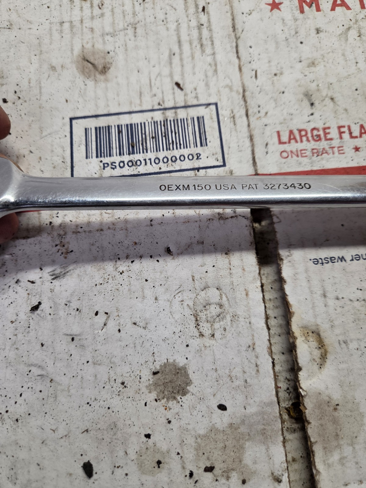 Snap-On Tools USA NEW 15mm Metric Flank Drive PLUS Combination Wrench SOEXM15