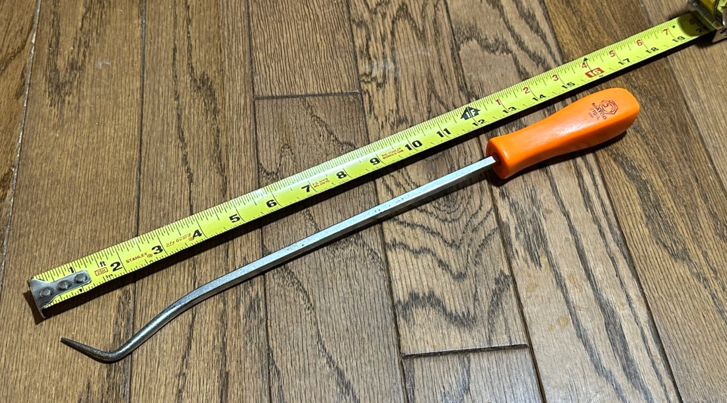 🇺🇸 Matco Tools 16” Radiator Hose Hook Orange Puller Pick Seal Cotter Pin Key