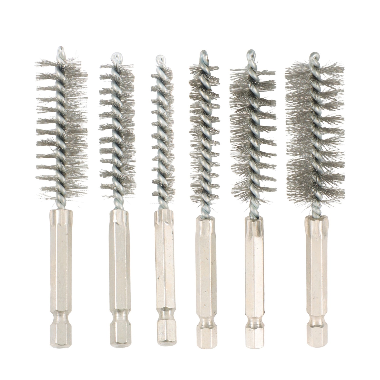 Stainless Steel Diesel Injector Seat Brush Master Cleaning Kit on Cylinder Head