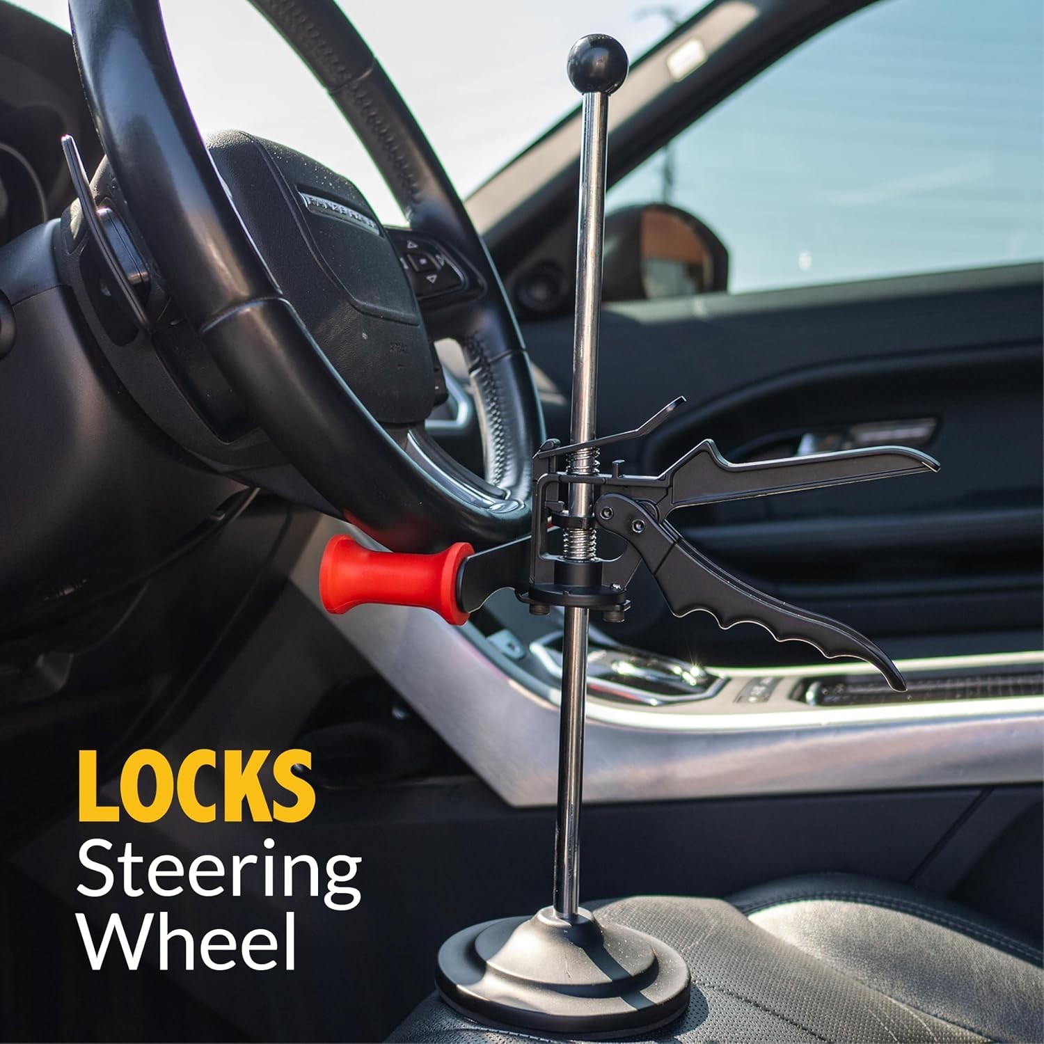 Universal Brake Pedal & Steering Wheel Holder for Precise Auto Maintenance Tasks