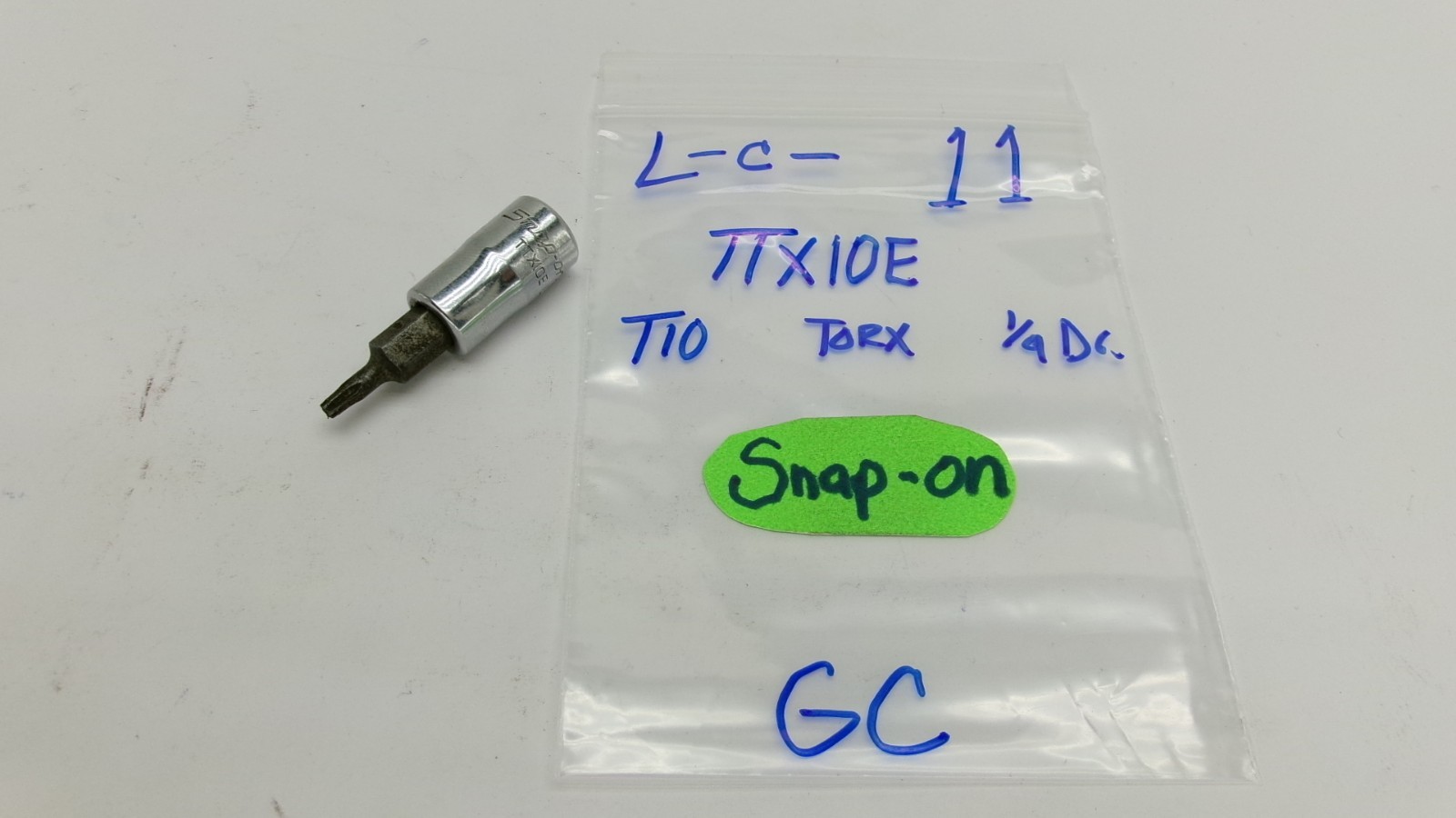 Snap-on tools USA 1/4″ drive T10 TORX Socket TTX10E Nice!!