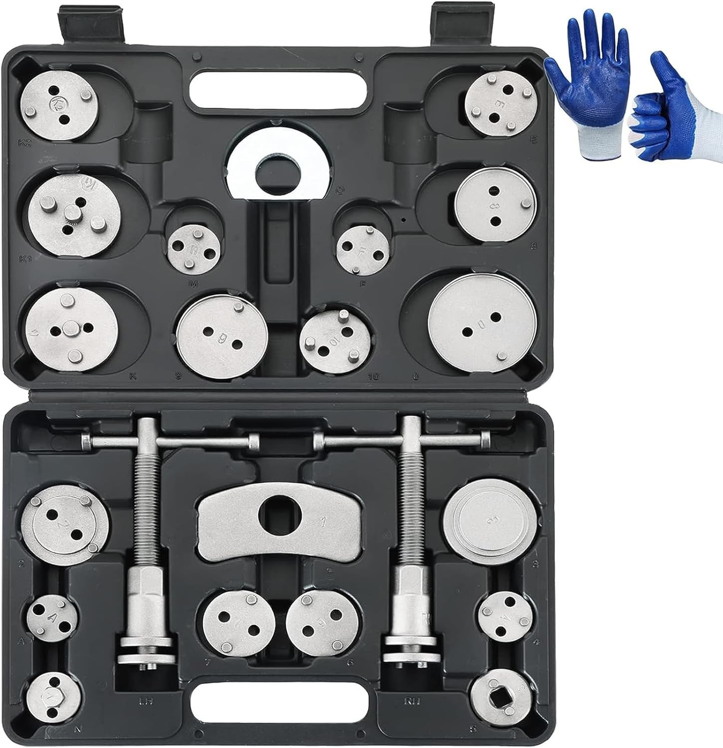 USA Heavy Duty Disc Brake Caliper Tool Set & Wind Back Kit CAR DISC TOOL 24PCS