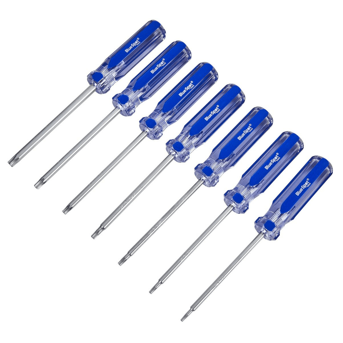 Blue Spot 12182 7 Piece Torx Screwdriver Set T10-T40