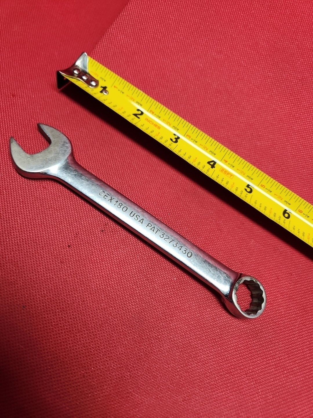 Snap On USA Tools OEX180 9/16″ Open / Box End Combination Wrench Great Condition