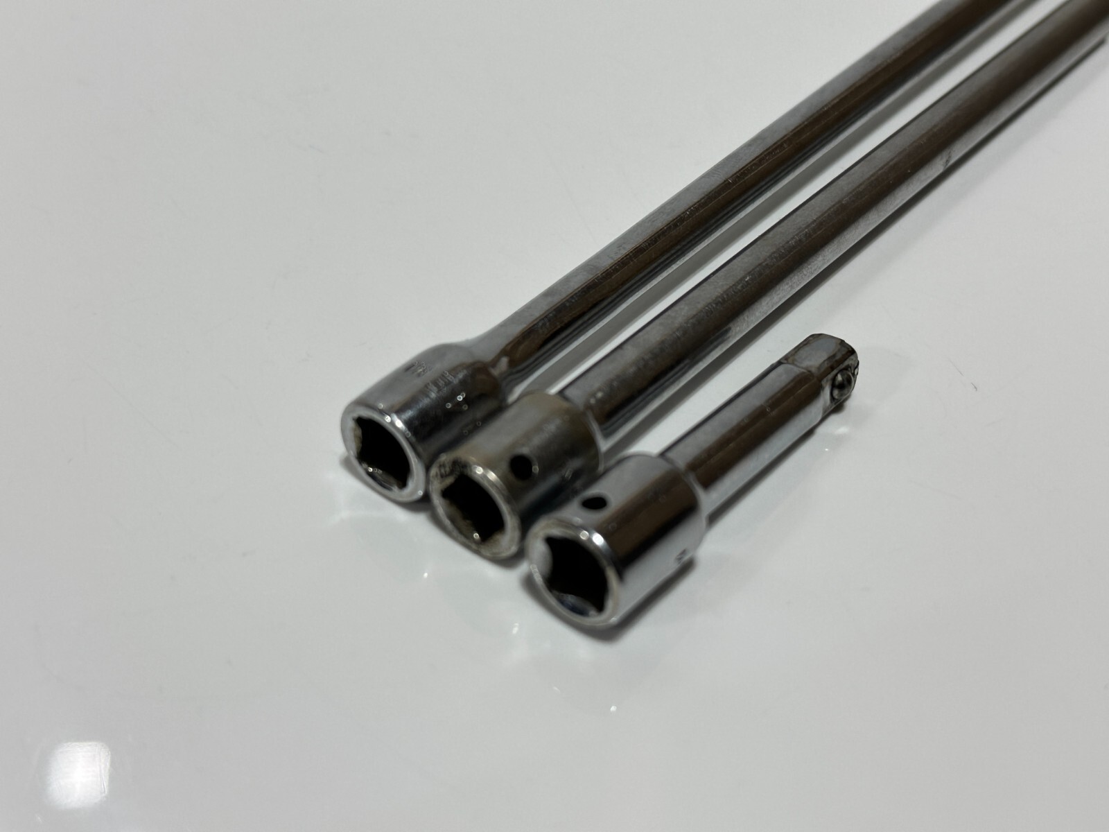 MAC Tools USA 3pc 1/4″ Drive 2″, 6″, 14″ Long Chrome Socket Extension Lot Set