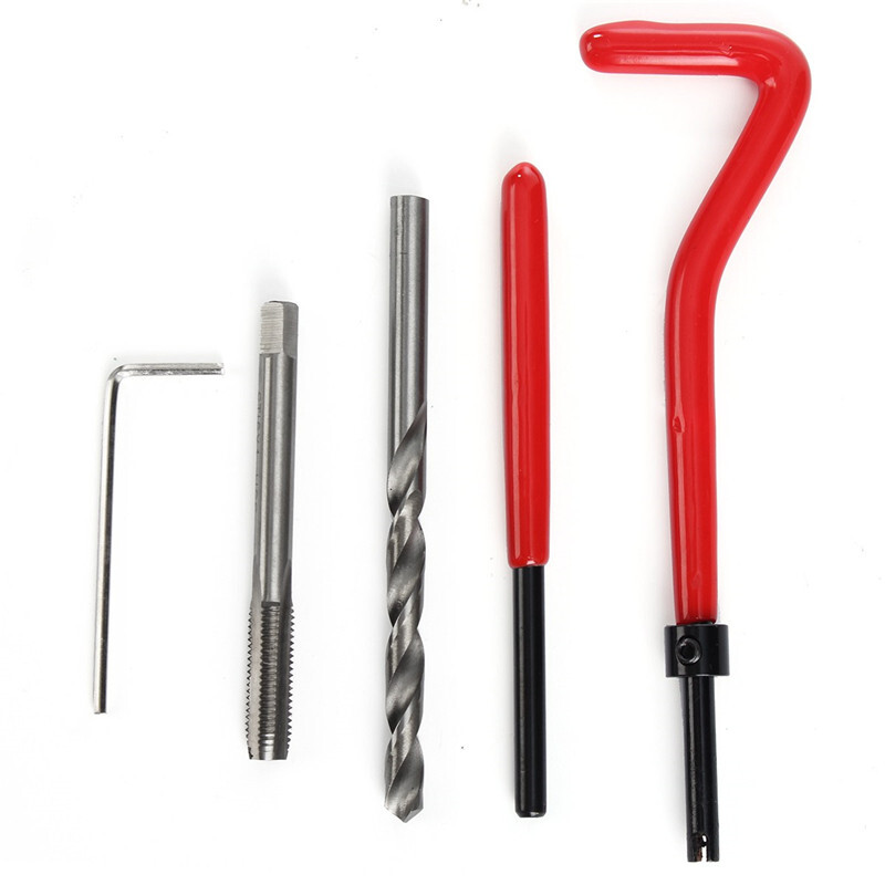 NEw Car Pro Coil Drill Tool Metric Thread Repair Insert Repair Kit M5*0.8mm