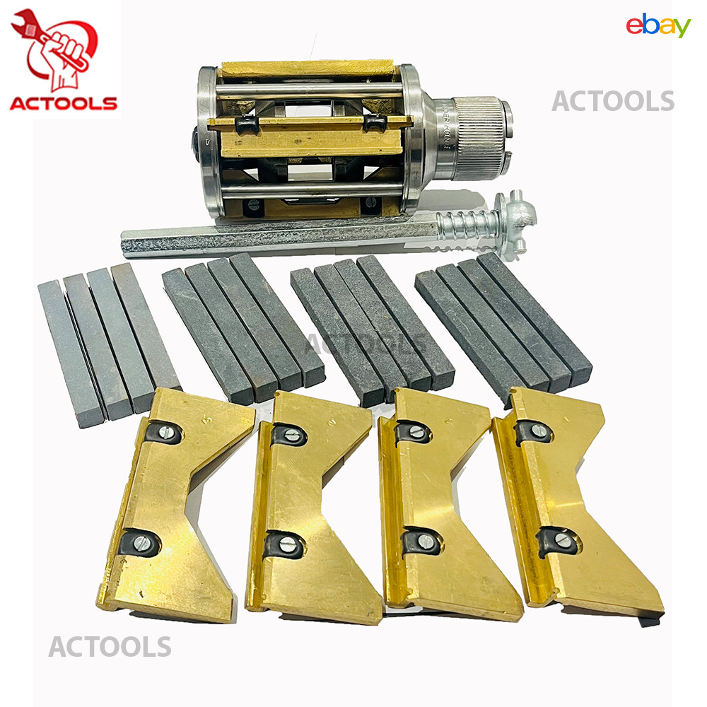 NEW Cylinder Engine Hone Kit 3 1/2″ To 6 1/2″ Honing Machine + Hone Stones 4 Set