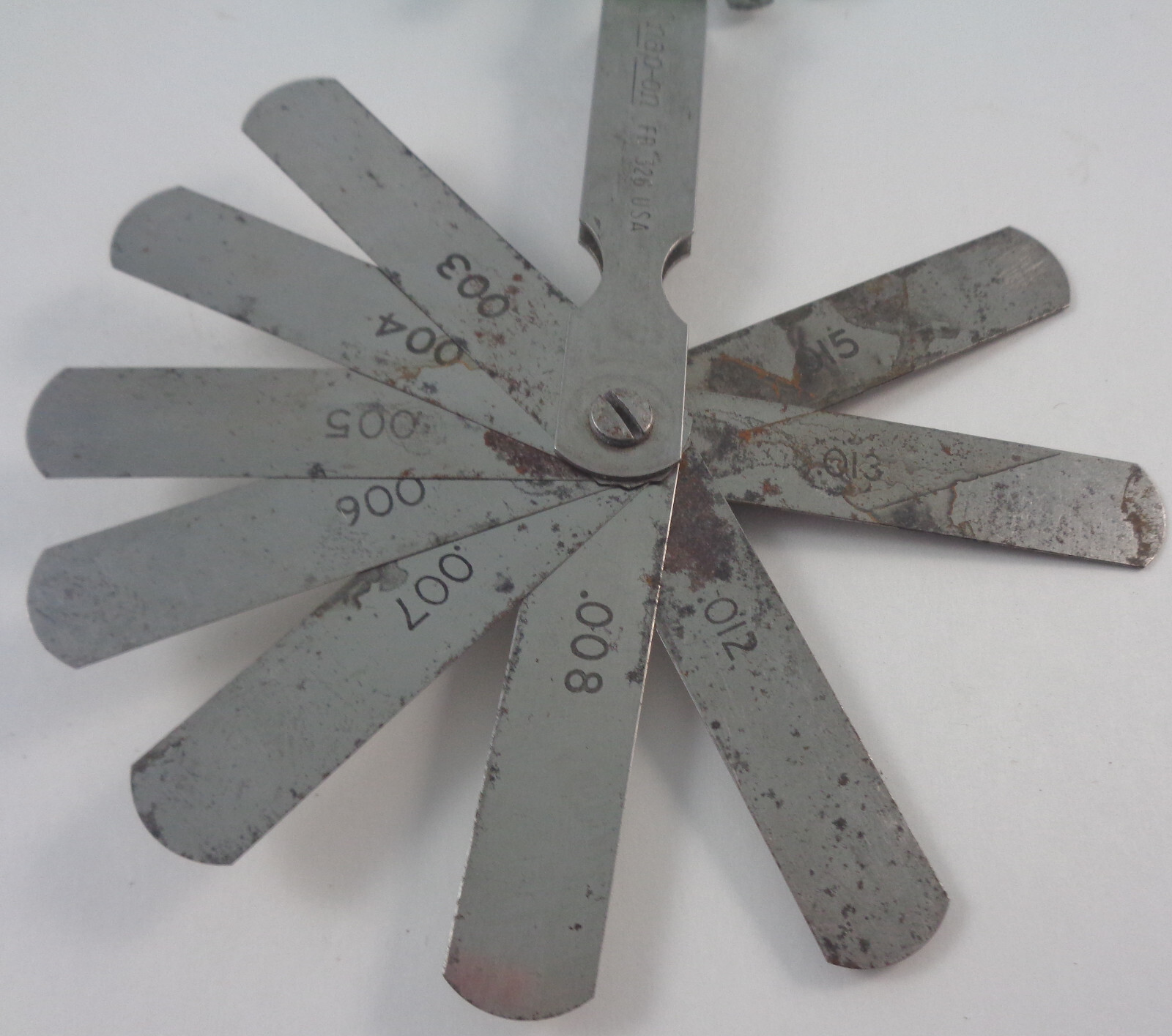 Snap-on USA FB 326 feeler gauge: 25 blades