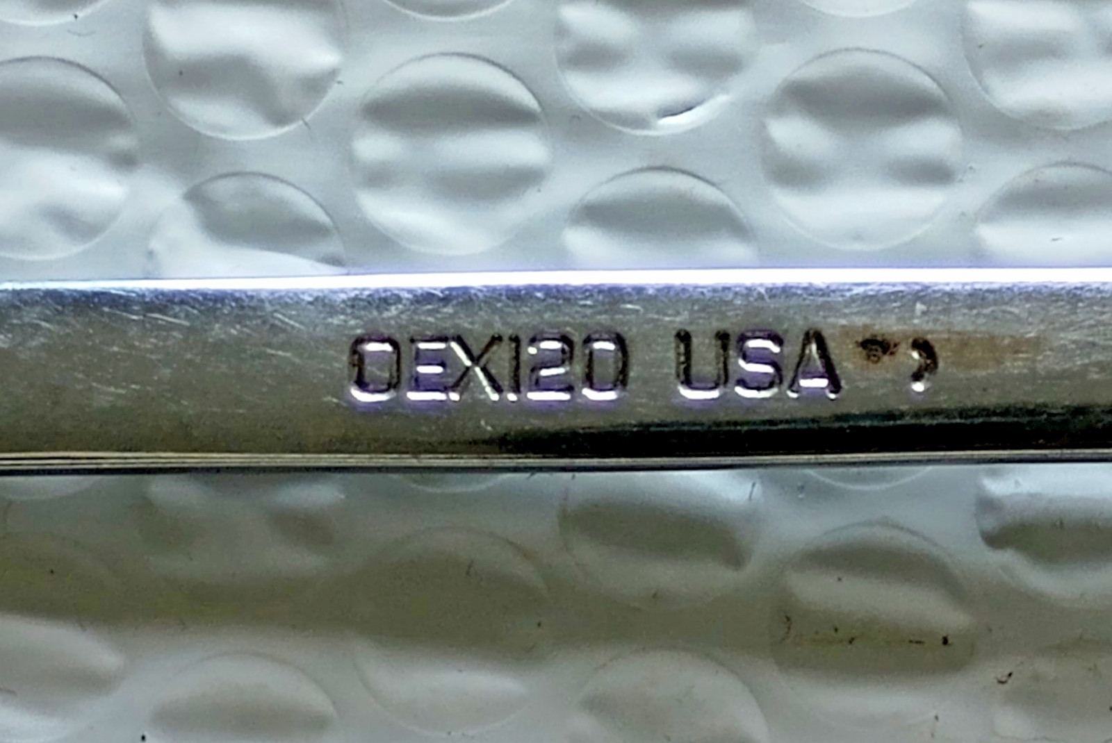 SNAP ON OEX-120, 3/8″ COMBINATION WRENCH, 5″ LONG, 12 POINT.
