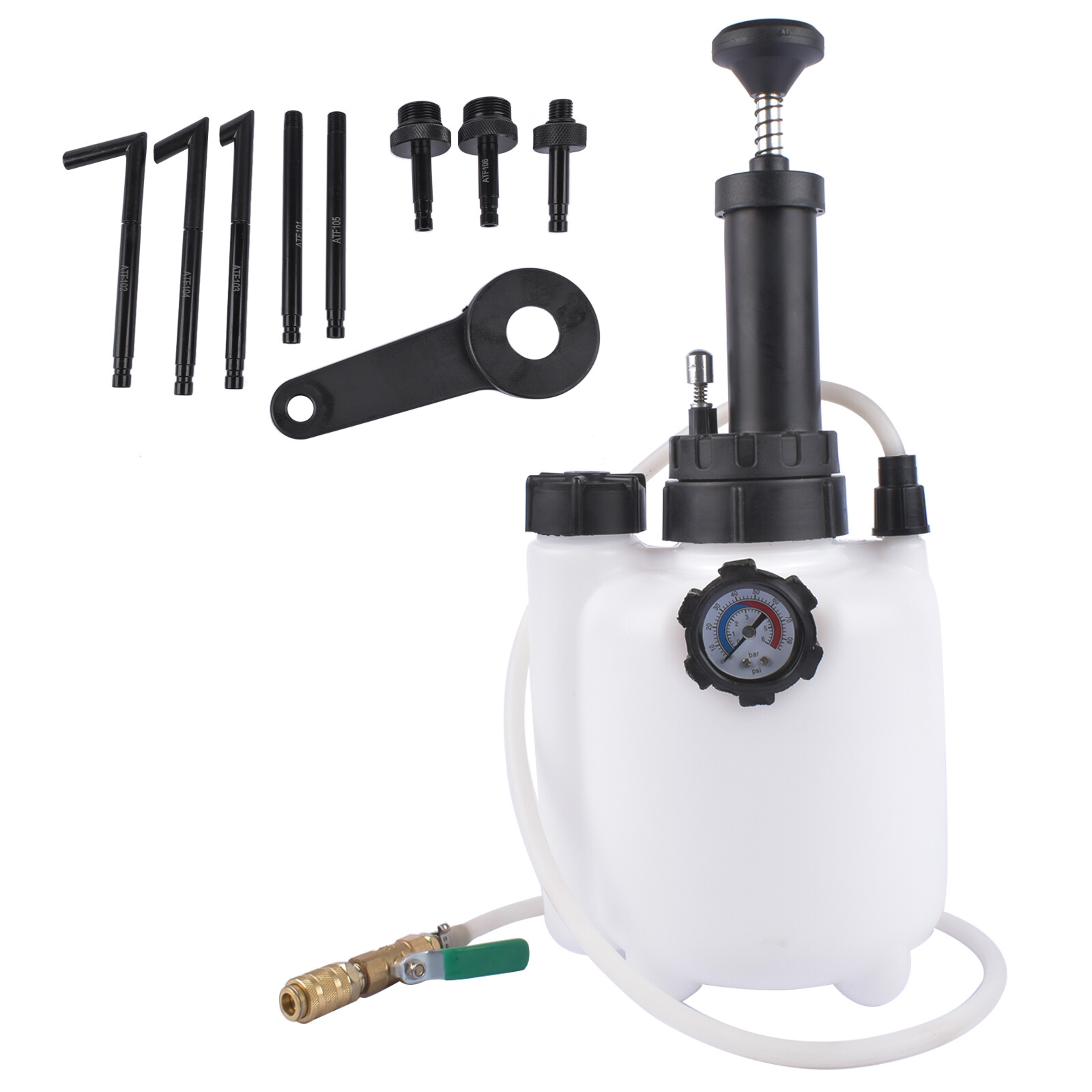3L Transmission Oil Filling Tool System Fluid Pump Manual with 8pcs Adaptors
