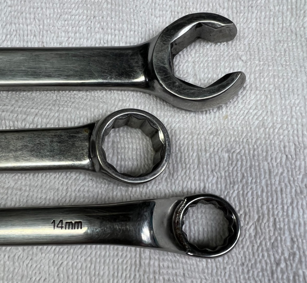 Matco Wrenches Lot of 3 Various Sizes Styles-Flare-box-open Metric