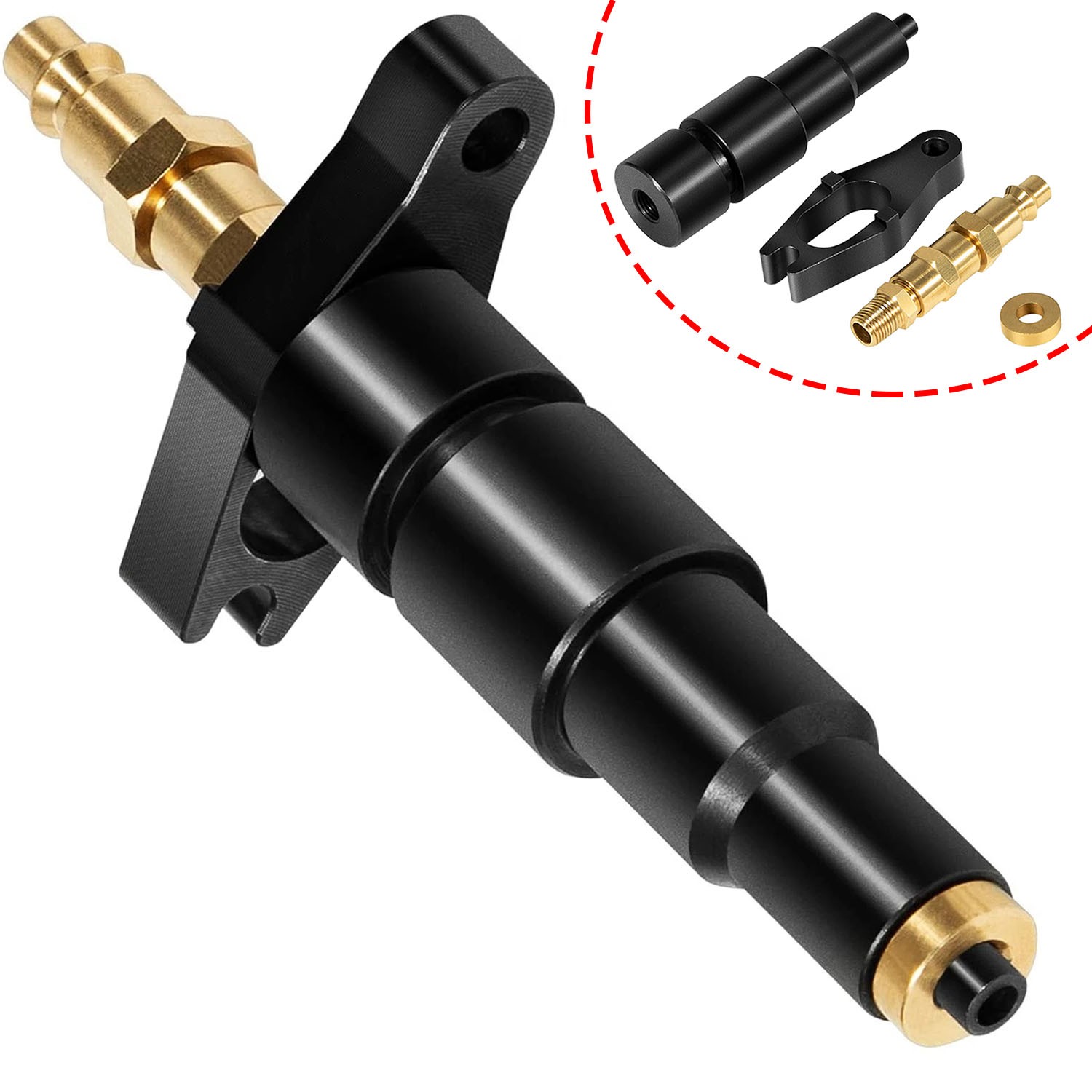 9007A Compression Test Adapter Test Gauge Tool for 5.9L 6.7L Dodge Ram Cummins