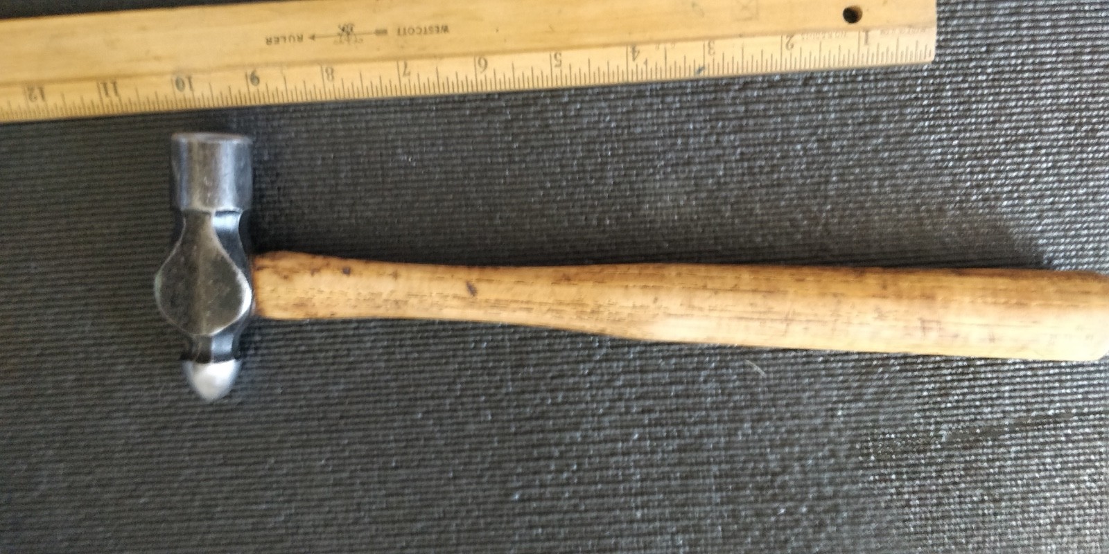 Vintage True Temper No. 1308 Ball Peen Hammer Made In USA