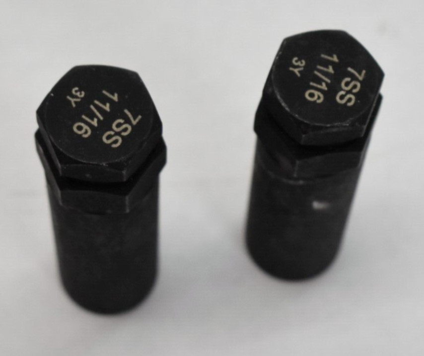 Steelman Pro 7 Spline Wheel Lug Key Socket 11/16″ Black Steel Socket 2 Pack