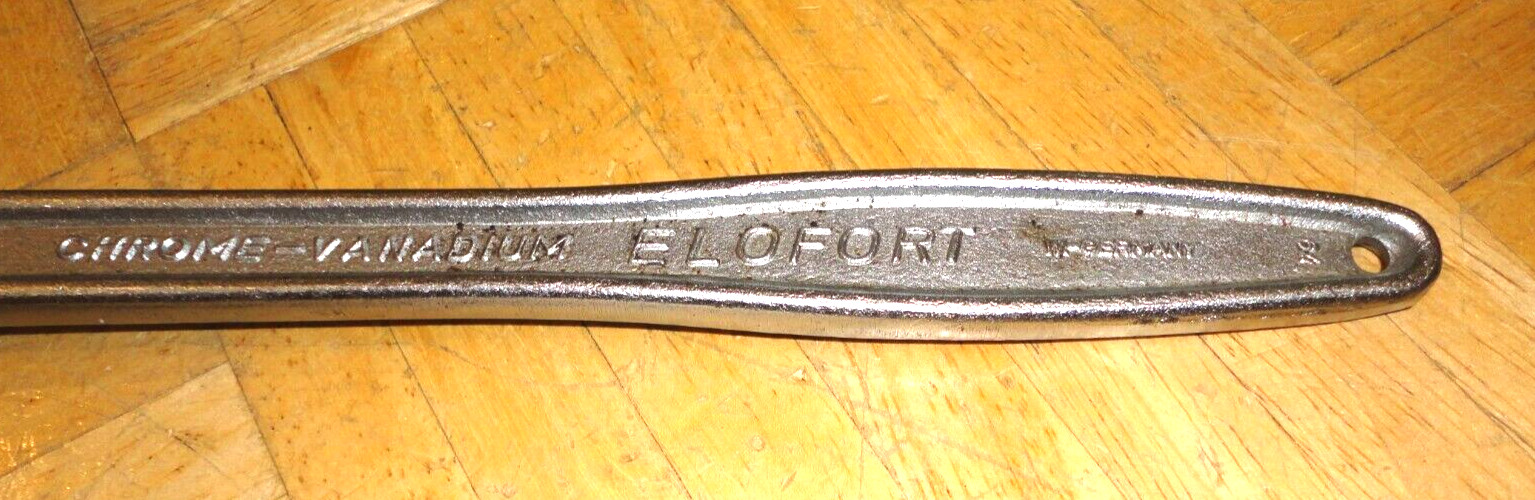 ELOFORT TOOLS VINTAGE 1/2 DRIVE RATCHET 9-7/8 INCHES LONG WEST GERMANY MADE