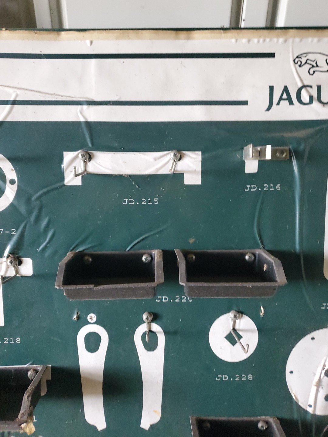 Vintage Authentic Jaguar Dealers Tool Board Only