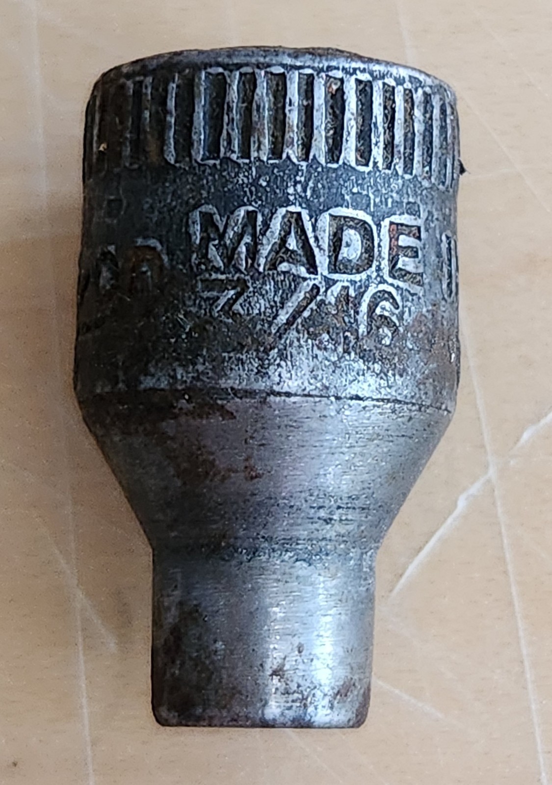 Vintage Snap-On Socket 7 Piece Partial Set + Metal Case
