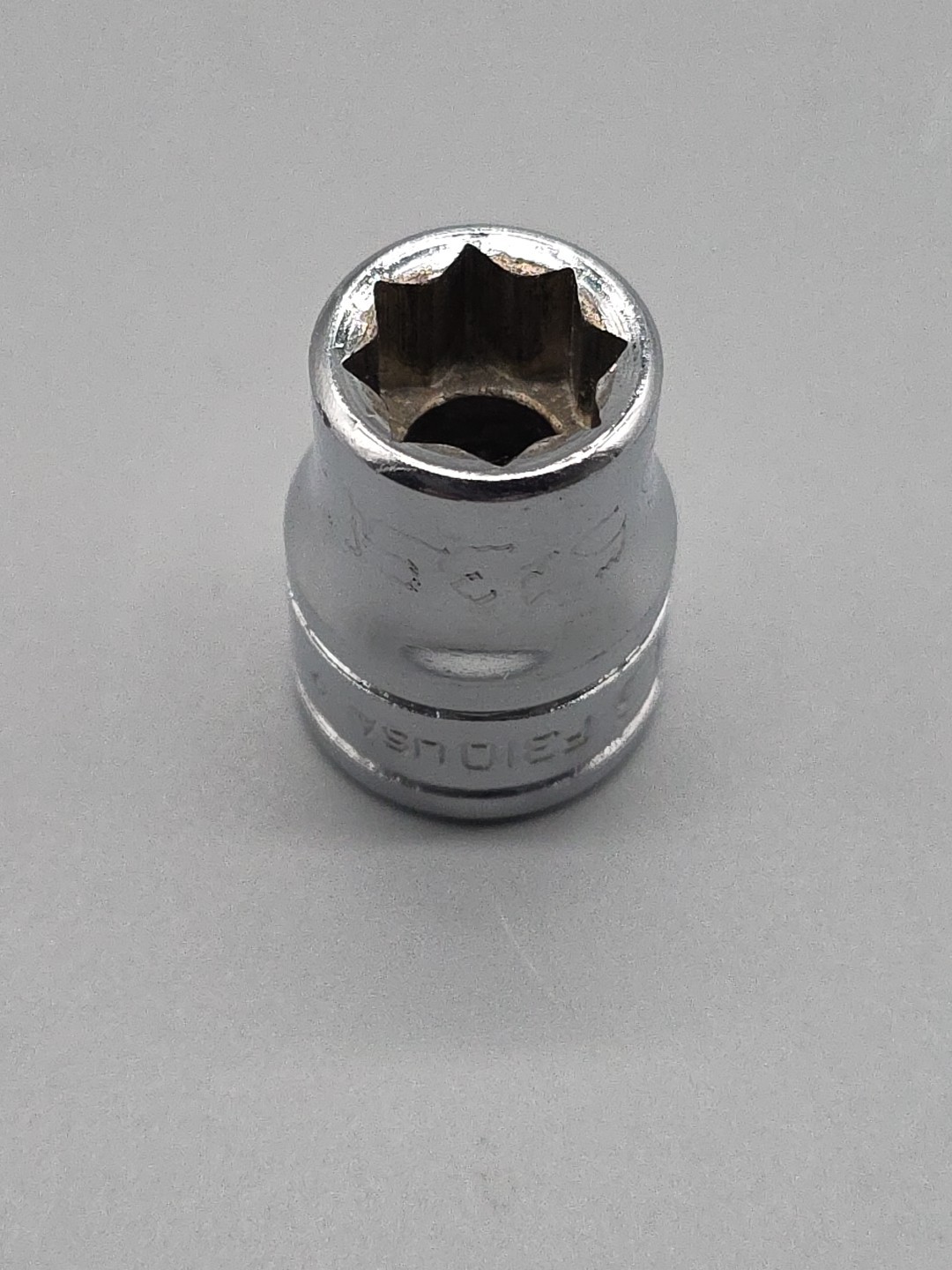 Snap on Tools F310 5/16″ SAE Double Square Shallow Socket 3/8″ Dr Chrome 8pt USA