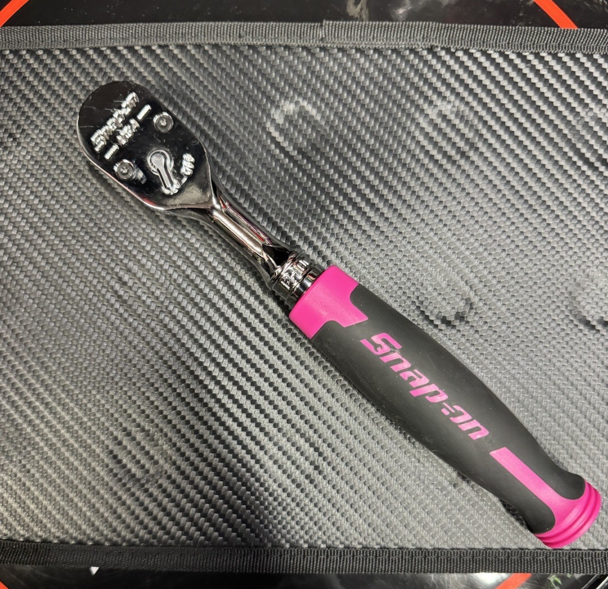 *BRAND NEW* Snap On 3/8 Drive Cynergy Ratchet Electric Pink FH100EP 100 Tooth