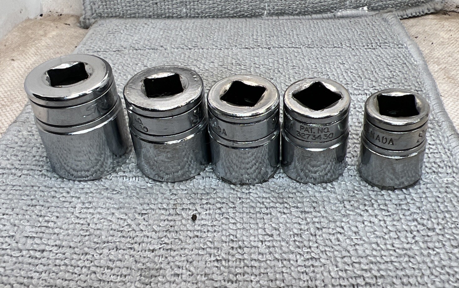 Snap On F241 F221 F201 F181 F161 3/8” Dr 3/4” 11/16” 5/8” 9/16” 1/2” 12 Pt SAE