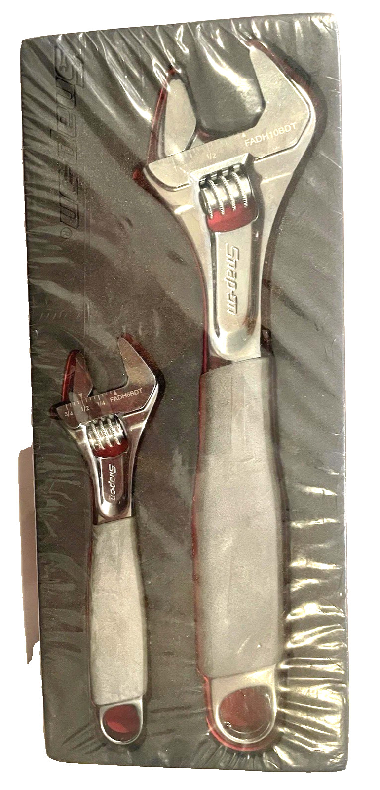 New Snap-on™ 6″ 10″ Flank Drive Plus Adjustable Wrench Set Open End FADH702ATK1F
