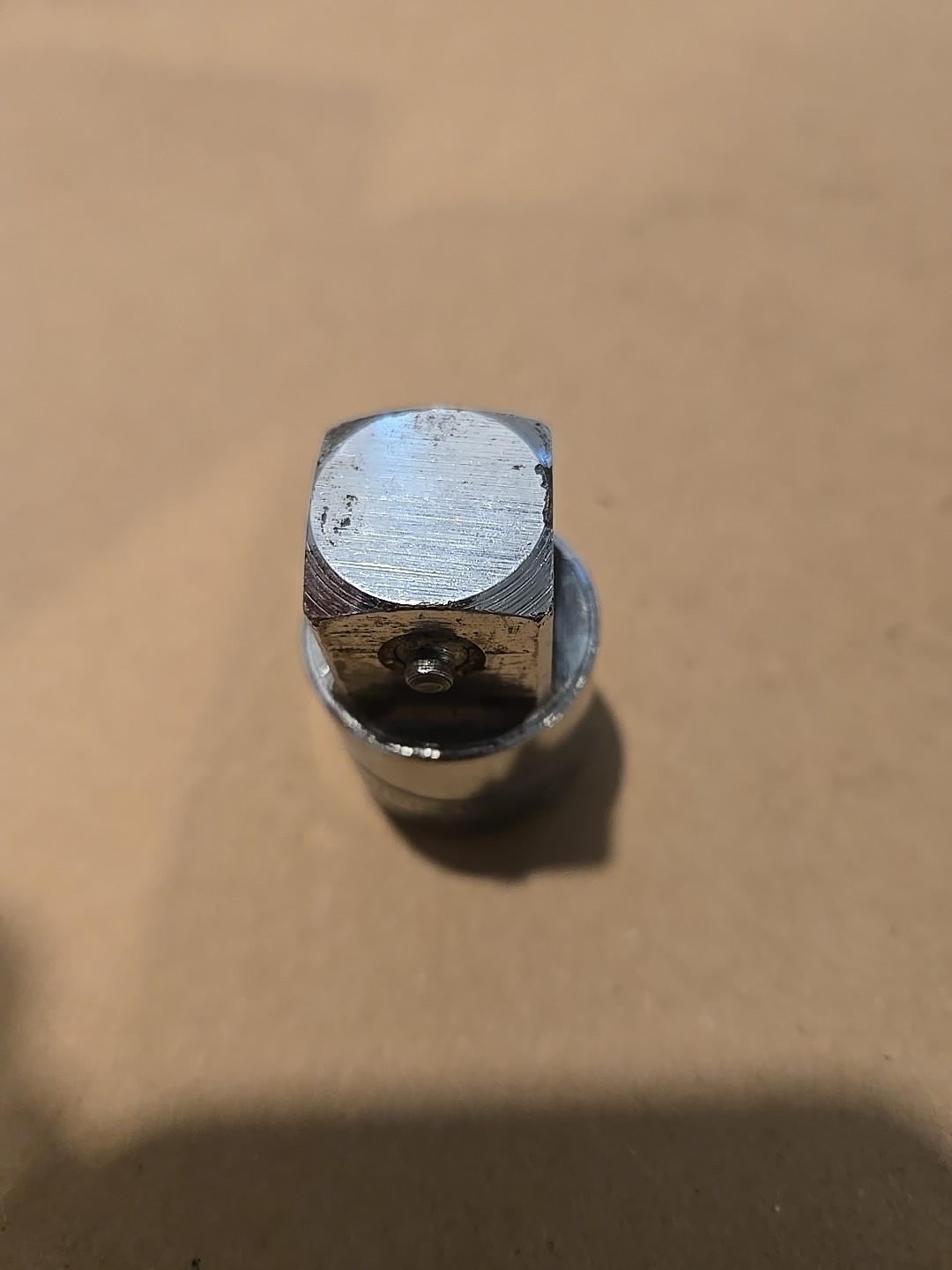 Snap On 1/2″ F To 3/4″ M Drive Chrome Locking Button Adaptor Socket USA LA12