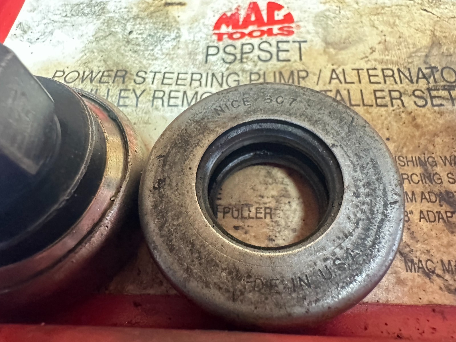 Mac Tools K-D Power Steering Pump Alternator Pulley Remover Installer Set PSPSET