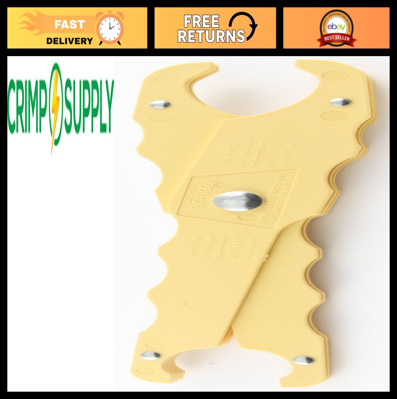 Medium Safe-T-Grip Fuse Puller Tool – Easy Grip, 1 Pack, Electrical Safety Acces