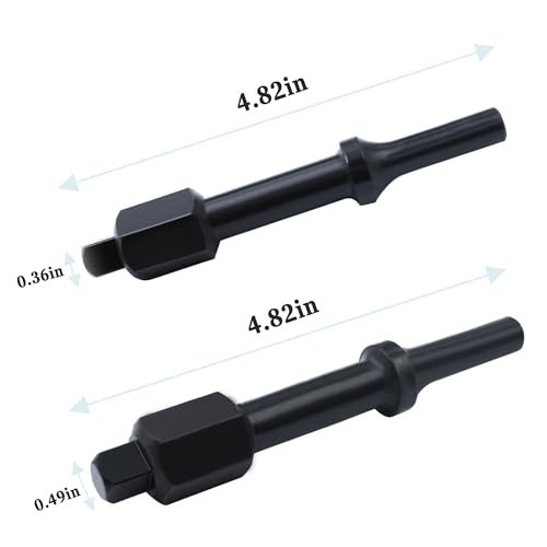 Pneumatic Bolt Breaker Set – 2-Piece Air Hammer Socket Adapter, 3/8″ & 1/2″