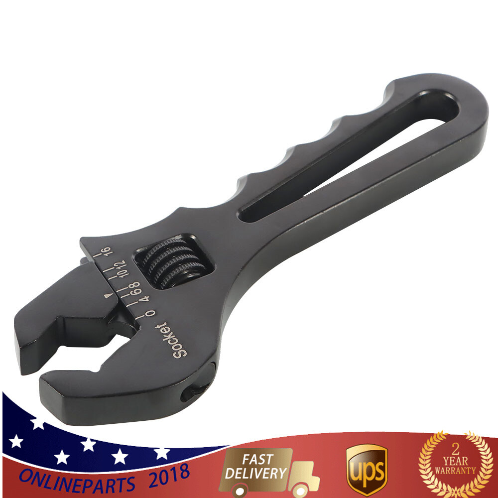 3AN-16AN Adjustable An Fitting Wrench Aluminum For An Hose Adapters Ends Spanner